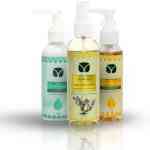 باقة العناية بالجسم: لوشن 100مل + سائل استحمام 100مل + زيت شعر